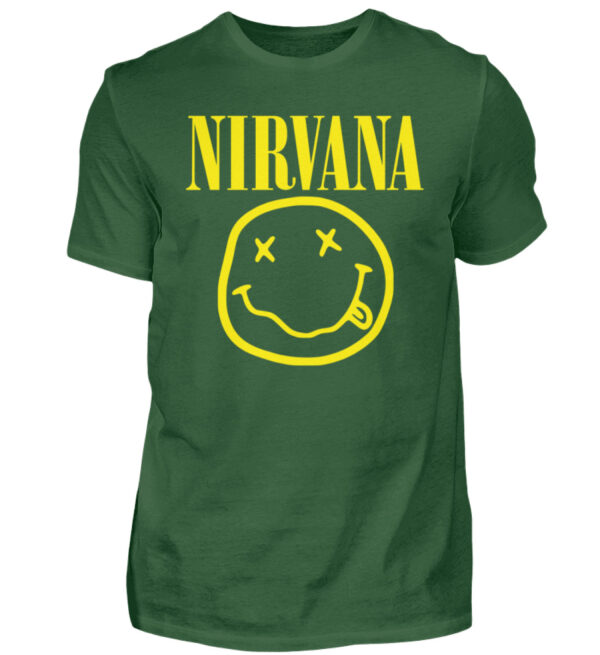 Nirvana Smiley - Men Basic Shirt-833