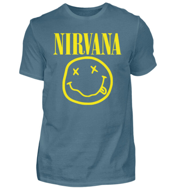 Nirvana Smiley - Men Basic Shirt-1230