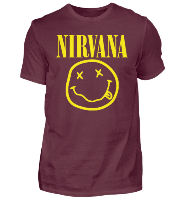 Nirvana Smiley - Men Basic Shirt-839