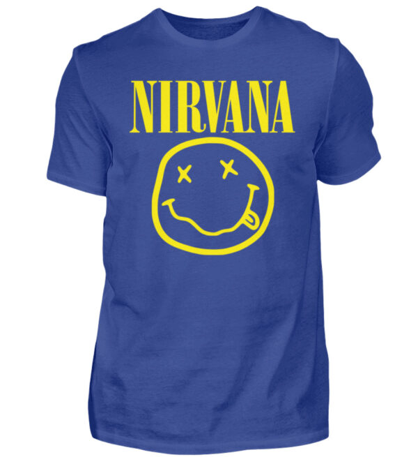 Nirvana Smiley - Men Basic Shirt-668