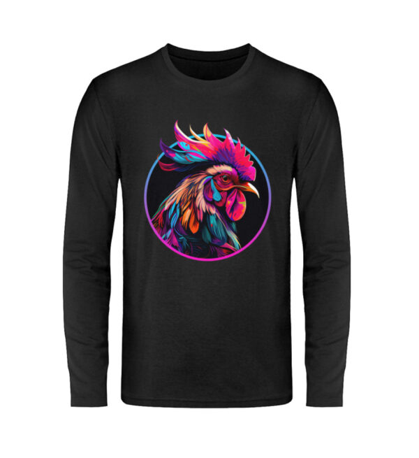 Colorful Rooster - Unisex Long Sleeve T-Shirt-16