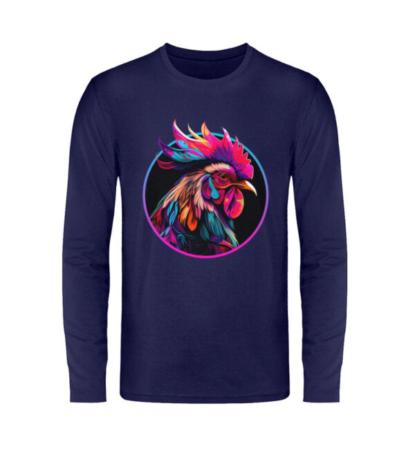 Colorful Rooster - Unisex Long Sleeve T-Shirt-6964