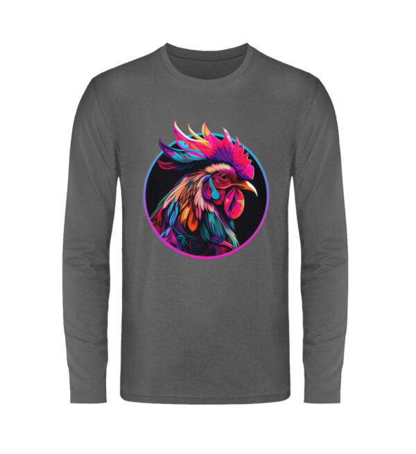 Colorful Rooster - Unisex Long Sleeve T-Shirt-627
