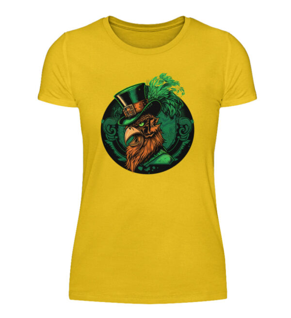 St. Patricks Day Rooster - Women Basic Shirt-3201