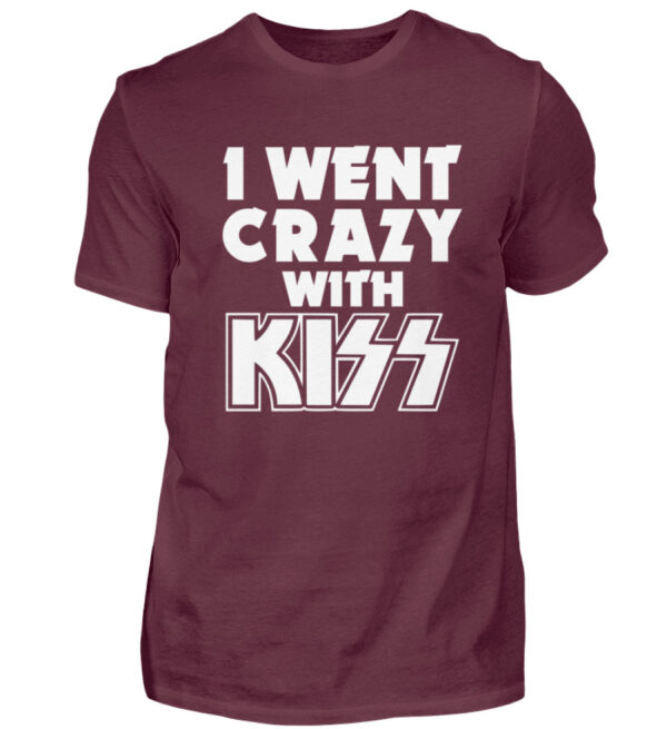 I went crazy with Kiss - Men Basic Shirt-839