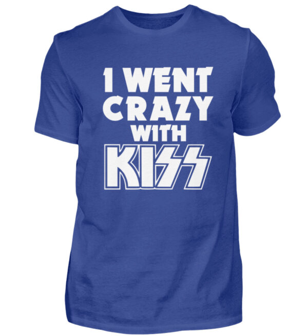 I went crazy with Kiss - Men Basic Shirt-668