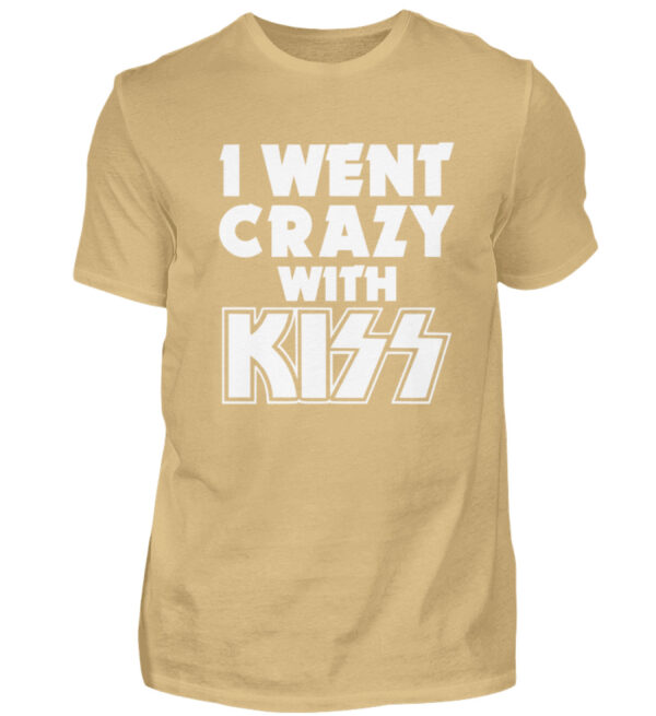 I went crazy with Kiss - Men Basic Shirt-224