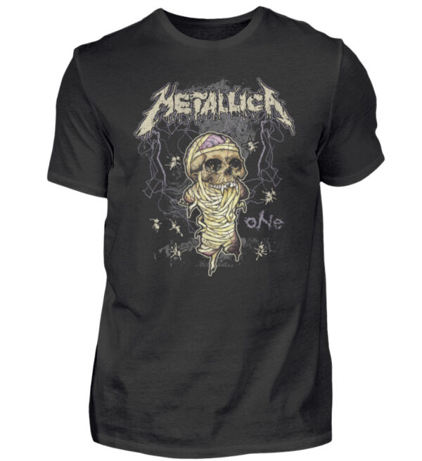Metallica One - Men Basic Shirt-16