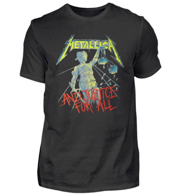 Metallica And Justice For All - Men Basic Shirt-16