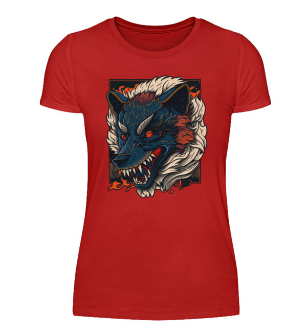 Angry Wolf - Women Basic Shirt-4
