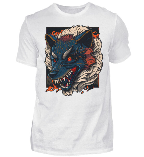 Angry Wolf - Men Basic Shirt-3