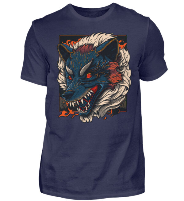 Angry Wolf - Men Basic Shirt-198