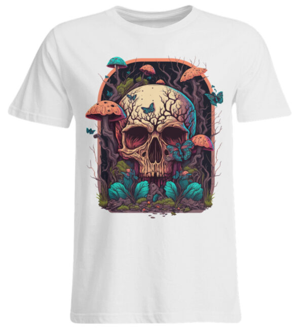 Mushroom Skulls - Oversize Shirt-3