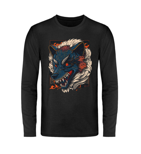 Angry Wolf - Unisex Long Sleeve T-Shirt-16