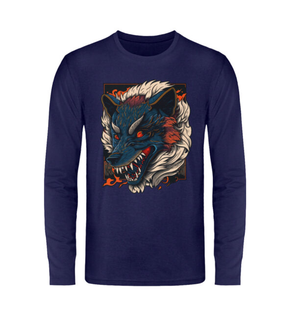Angry Wolf - Unisex Long Sleeve T-Shirt-6964