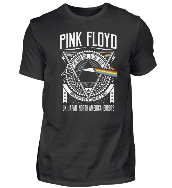 Pink Floyd Dark Side of the Moon Tour - Men Basic Shirt-16