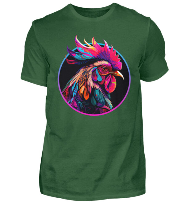 Colorful Rooster - Men Basic Shirt-833