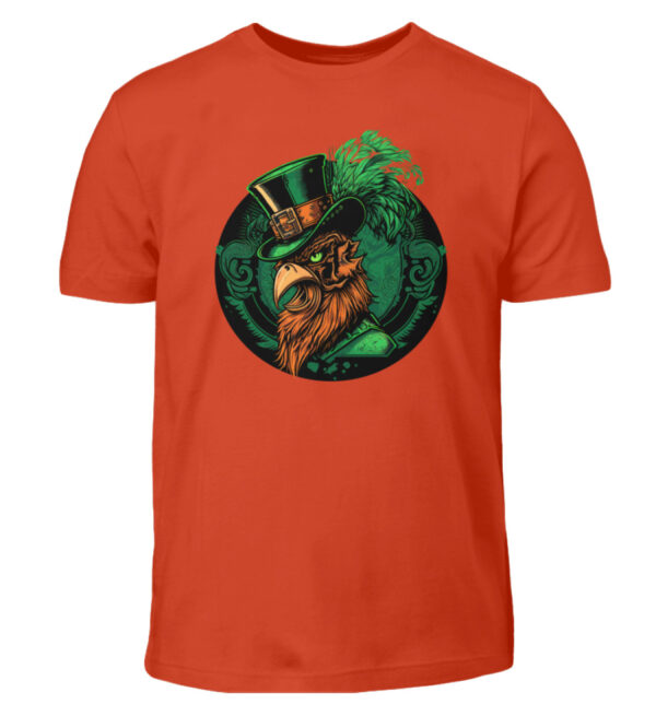 St. Patricks Day Rooster - Kids Shirt-1236