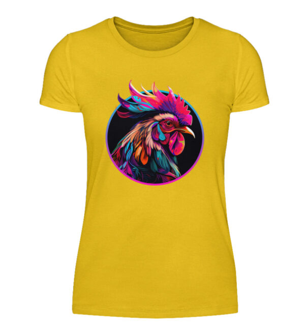 Colorful Rooster - Women Basic Shirt-3201