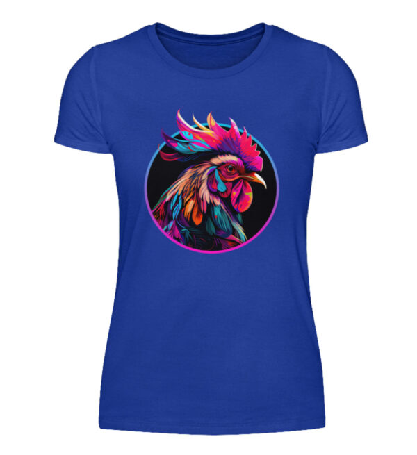 Colorful Rooster - Women Basic Shirt-2496