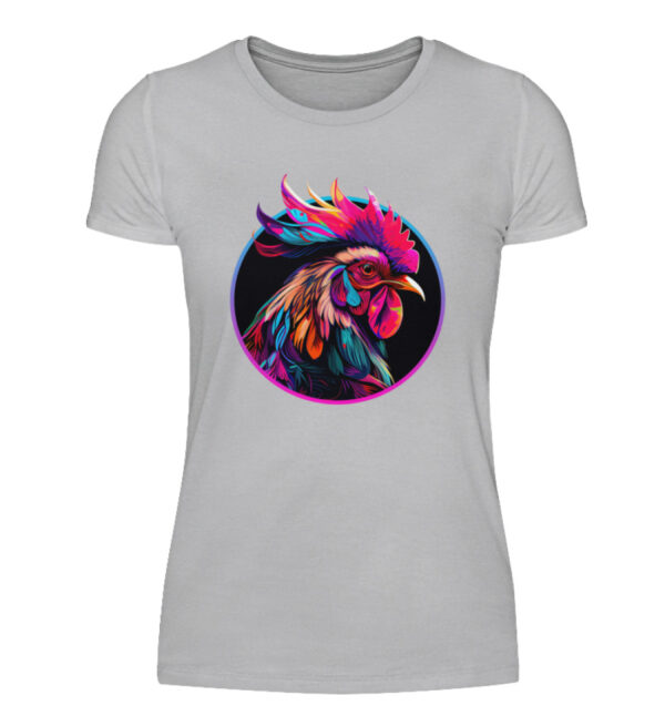 Colorful Rooster - Women Basic Shirt-17