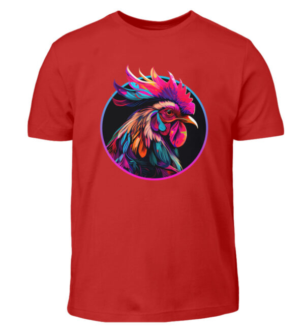 Colorful Rooster - Kids Shirt-4