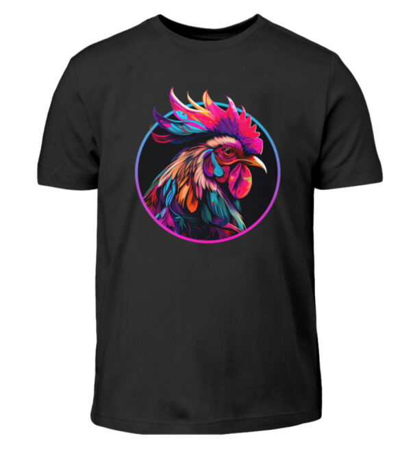 Colorful Rooster - Kids Shirt-16