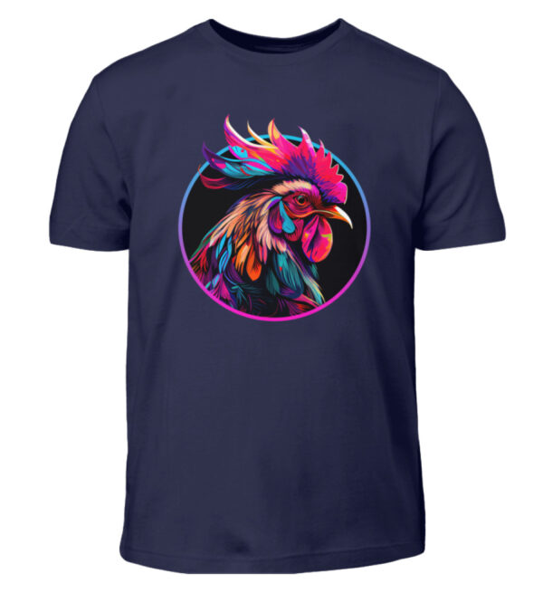 Colorful Rooster - Kids Shirt-198