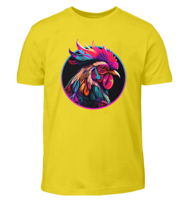 Colorful Rooster - Kids Shirt-1102