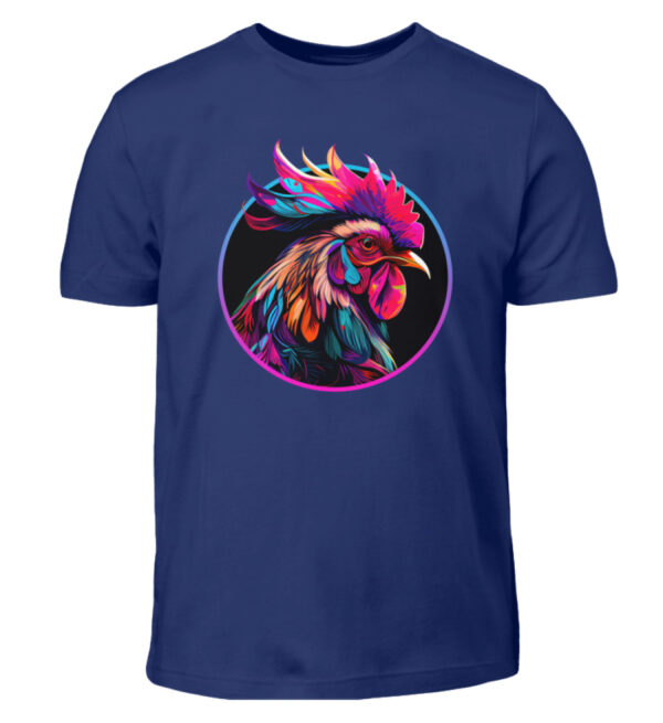 Colorful Rooster - Kids Shirt-1115