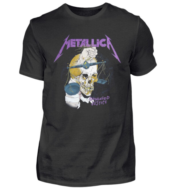 Metallica Damaged Justice - Men Basic Shirt-16
