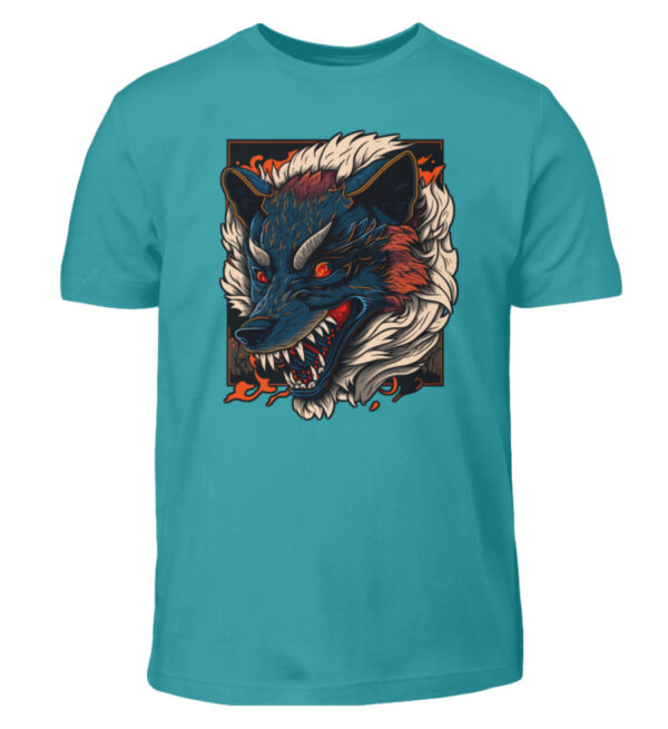 Angry Wolf - Kids Shirt-1242