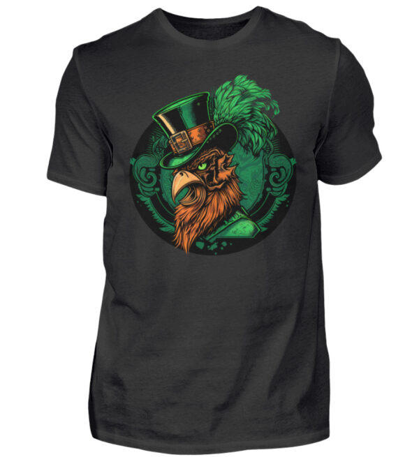 St. Patricks Day Rooster - Men Basic Shirt-16