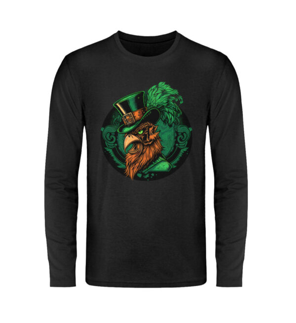 St. Patricks Day Rooster - Unisex Long Sleeve T-Shirt-16