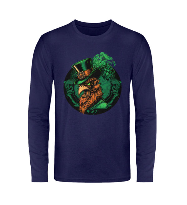 St. Patricks Day Rooster - Unisex Long Sleeve T-Shirt-6964