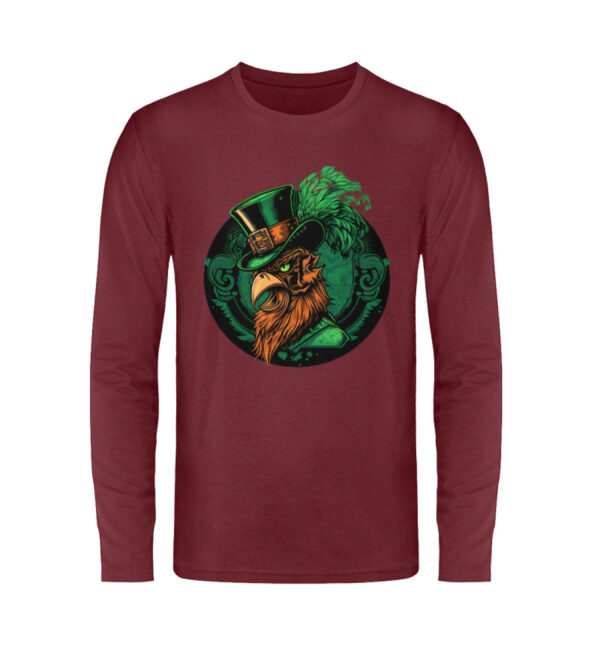 St. Patricks Day Rooster - Unisex Long Sleeve T-Shirt-6974