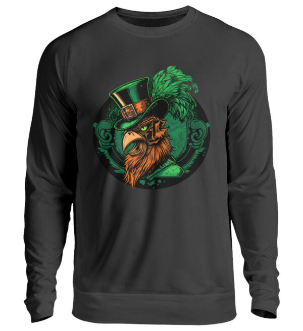 St. Patricks Day Rooster - Unisex Sweatshirt-639