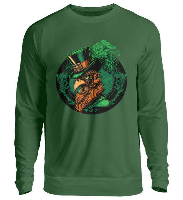 St. Patricks Day Rooster - Unisex Sweatshirt-833