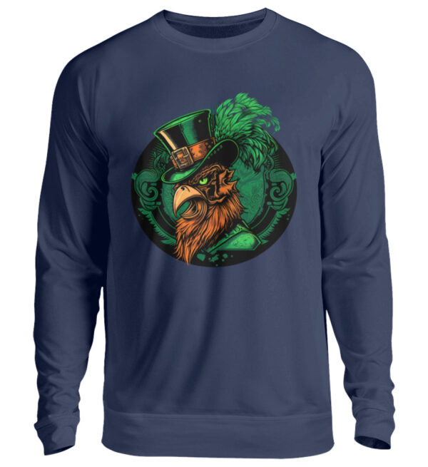 St. Patricks Day Rooster - Unisex Sweatshirt-1676