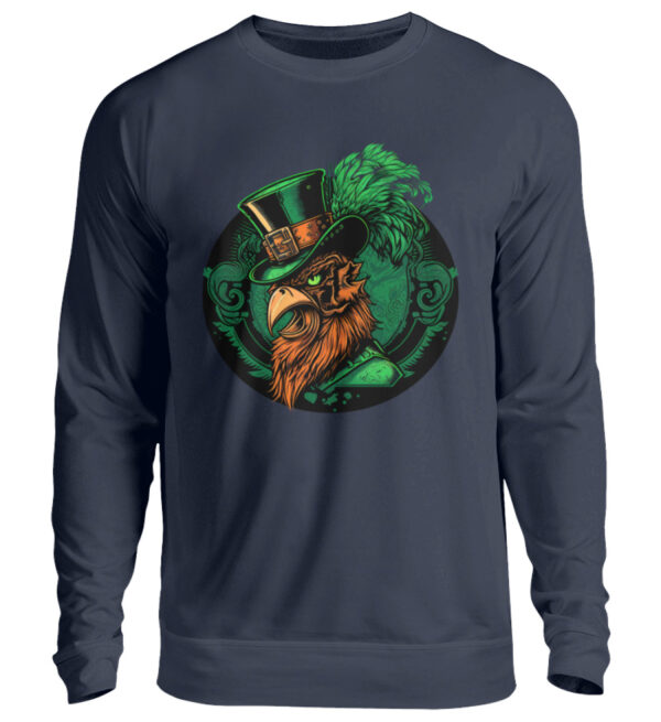 St. Patricks Day Rooster - Unisex Sweatshirt-1698