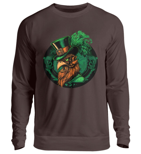 St. Patricks Day Rooster - Unisex Sweatshirt-1604